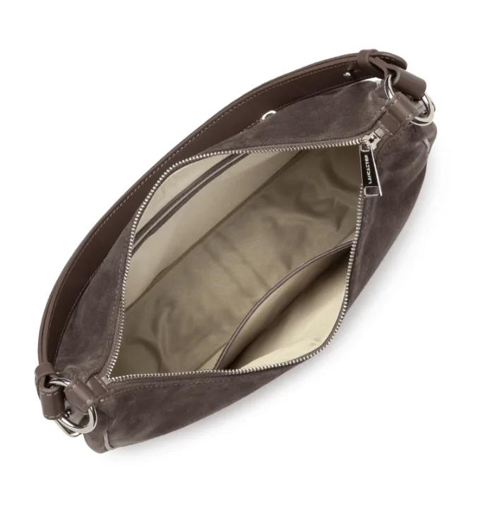 Sac à main cuir LANCASTER "Suède IT" 480-082 – Image 3